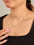 Duo Merged Names Pearls Beaded