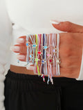 Enamel summer bracelets