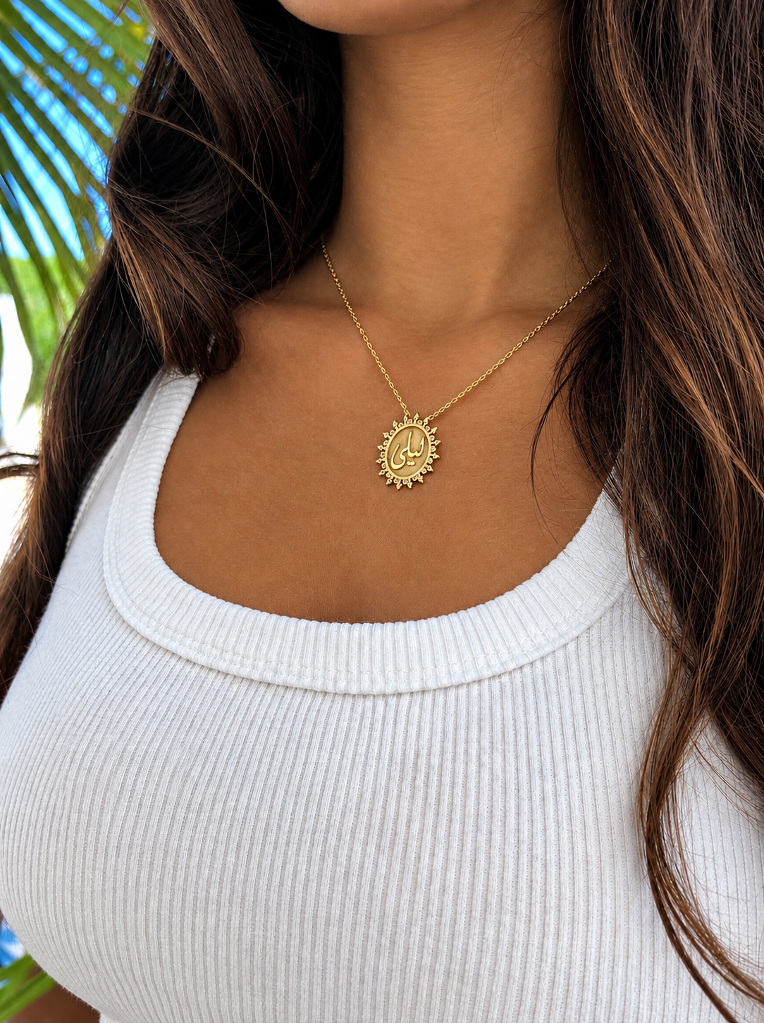 Sunshine name necklace