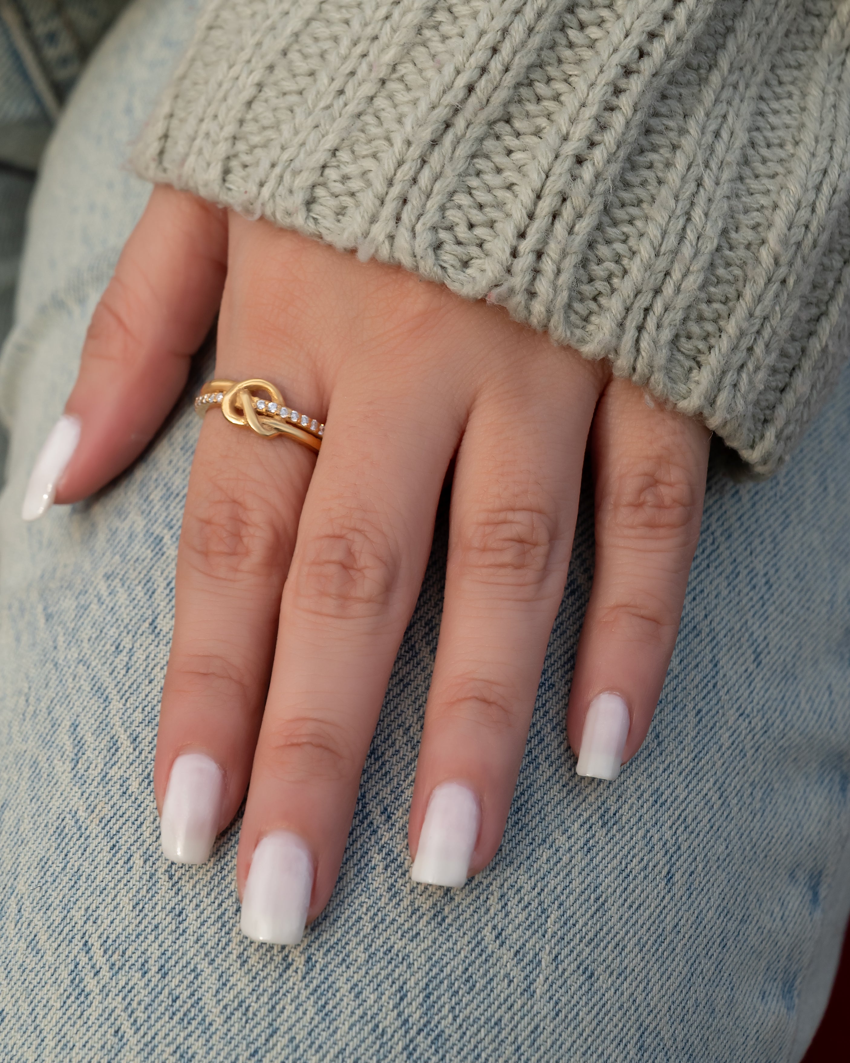 Heart Knot Stacking Ring