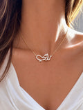 Zircon Name Necklace