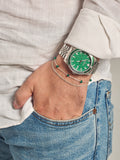 Double Stack Bracelet | GREEN JADE