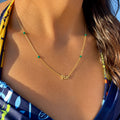 GREEN JADE English Name Necklace