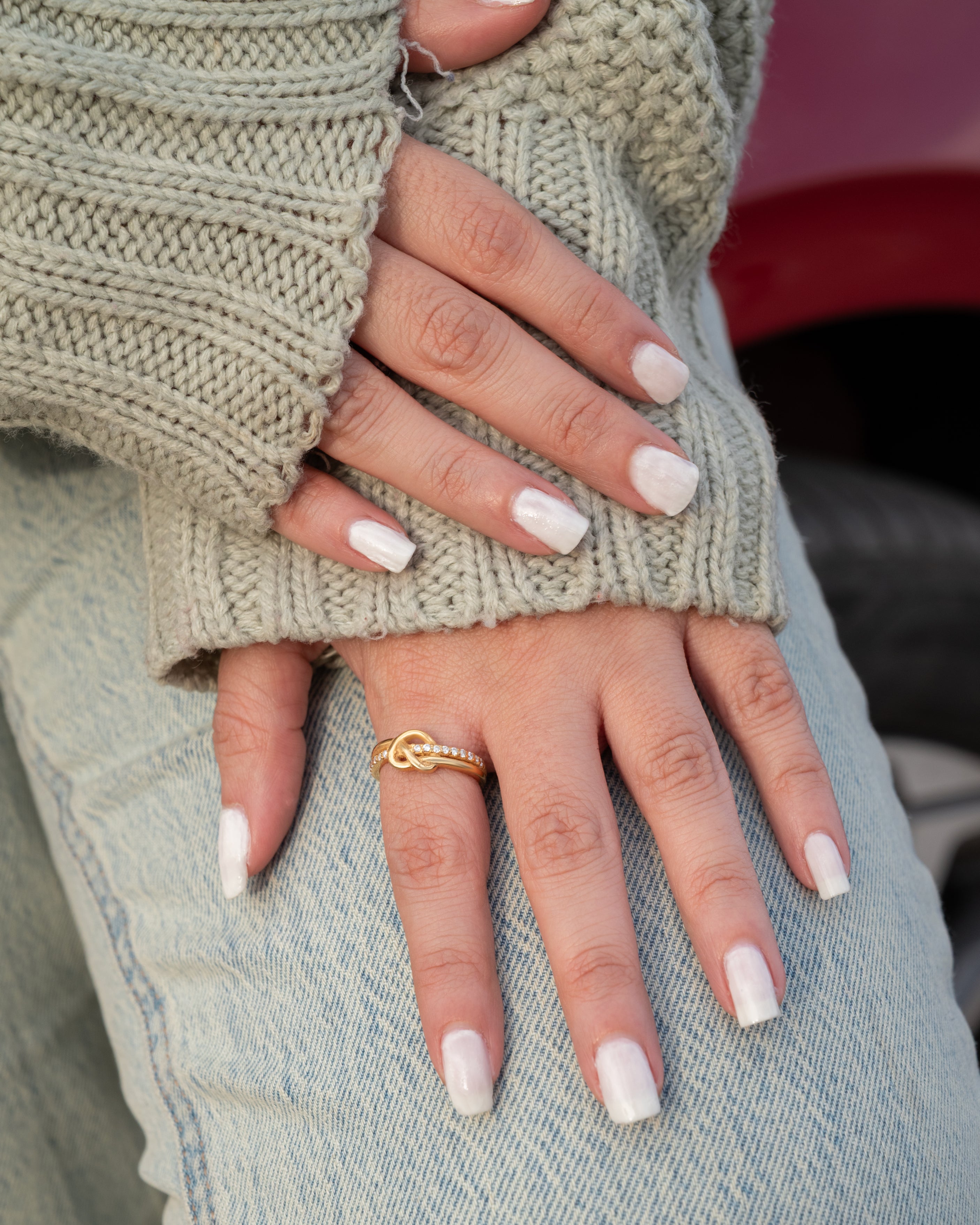 Heart Knot Stacking Ring