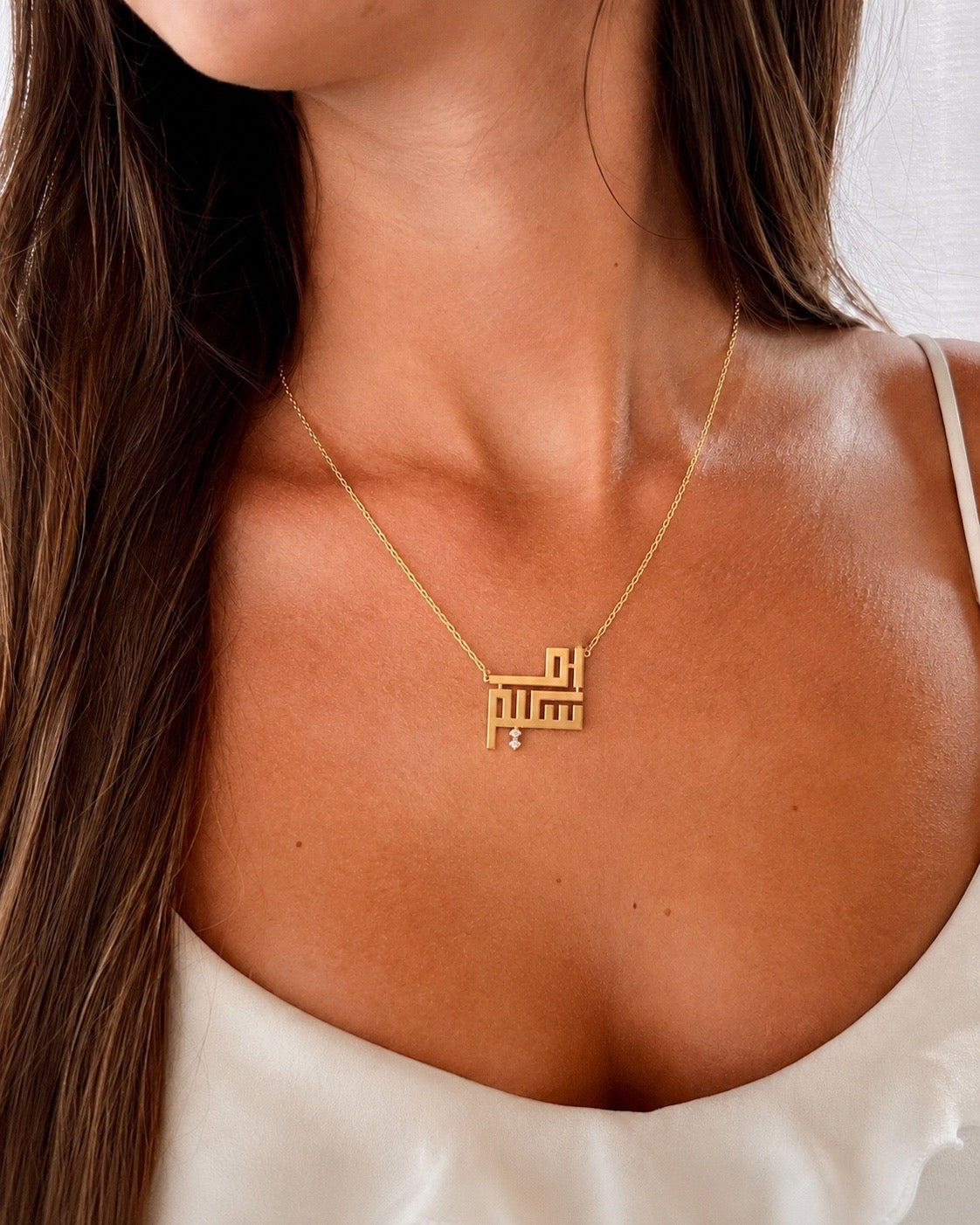Mom’s Heart – Personalized Son Name Necklace