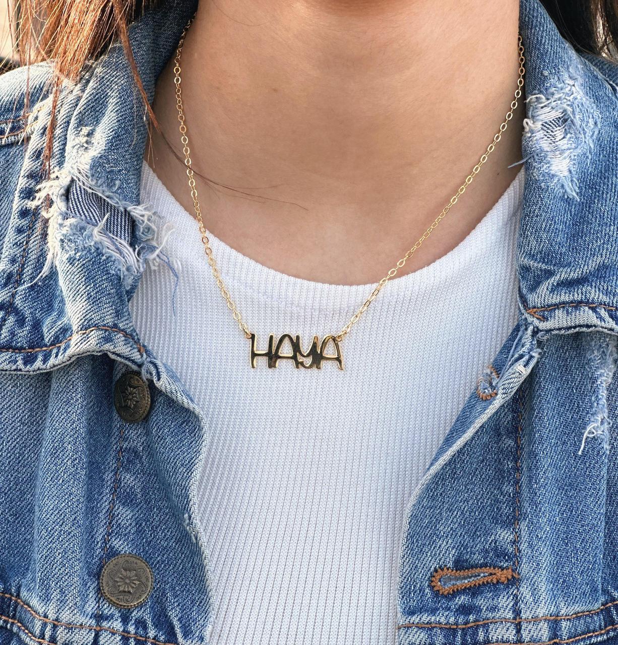 English Name Necklace