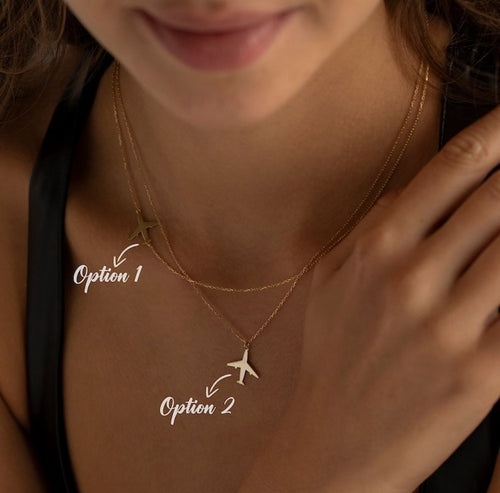 Airplane Necklace
