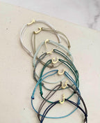 Cord Letter Bracelet